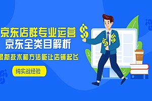 京东全类目解析,京东店群专业运营,实操200家店铺,纯实战经验