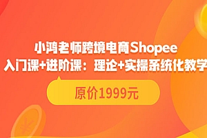 跨境电商Shopee入门课+进阶课:理论+实操系统化教学(原价1999)