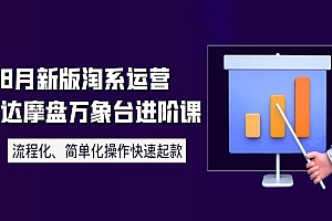 淘系运营达摩盘万象台进阶课:流程化、简单化操作快速起款