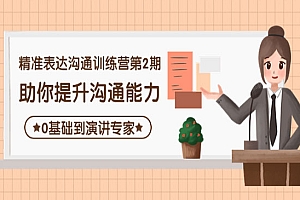 助你提升沟通能力,0基础到演讲专家