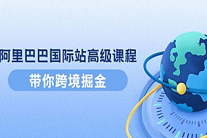 阿里巴巴国际站高级课程:带你跨境掘金,选品+优化+广告+推广