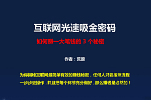 《互联网光速吸金密码》