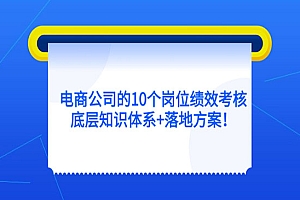《岗位绩效考核的底层知识体系》落地方案