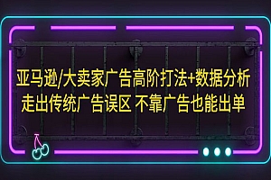 《亚马逊大卖家广告高阶打法+数据分析》走出传统广告误区 不靠广告也能出单