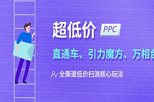 《2023淘宝低价扫流核心玩法》直通车+引力魔方+万相台