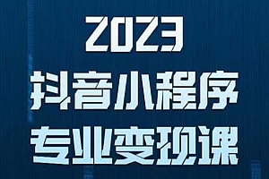 《抖音小程序变现保姆级教程》0粉丝新号 无需实名 3天起号 第1条视频就有收入