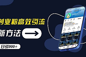创业粉高效引流,抖音工具号玩法,日引300+,不要成为学习高手,要成为…