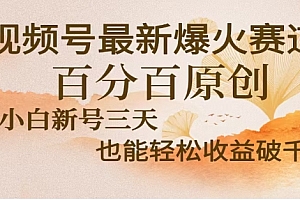 视频号独家玩法,老年养生赛道,无脑搬运爆款视频,日入2000+