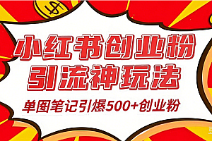 25年最新实测小红书爆文日引500+创业粉