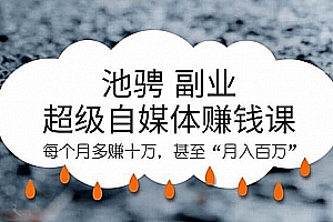 超级自媒体赚钱课,超级杠杆每个月多赚十万,甚至“月入百万”