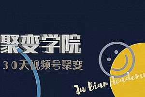 30天视频号成长营:视频号制作筹备+视频剪辑+视频号运营+引流变现