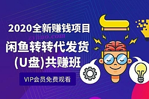 2020全新赚钱项目闲鱼转转代发货(U盘)共赚班