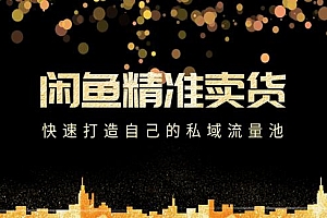 闲鱼如何快速卖货,精准引流打造私域流量池