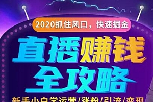 直播赚钱攻略,教你涨粉引流带货变现,轻松月入10万+