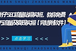 2021年附子SEO流量站操实班,教你免费获得百万流量及变现实操