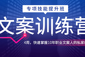 【文案写作】21天文案系统训练营