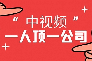 满满干货的中视频课程,一人干一家公司的利润